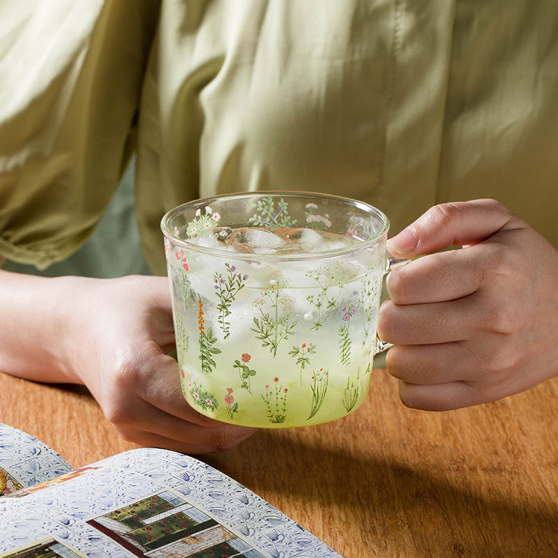 Grass Pattern Coffee Mug