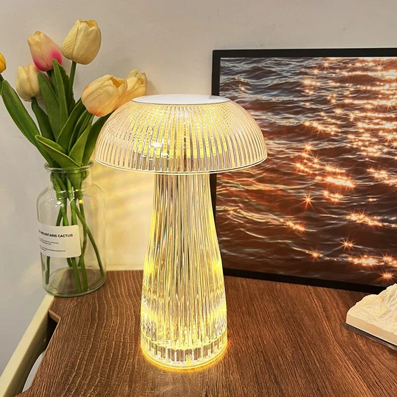 MultiColor Mushroom Shaped Table Lamp