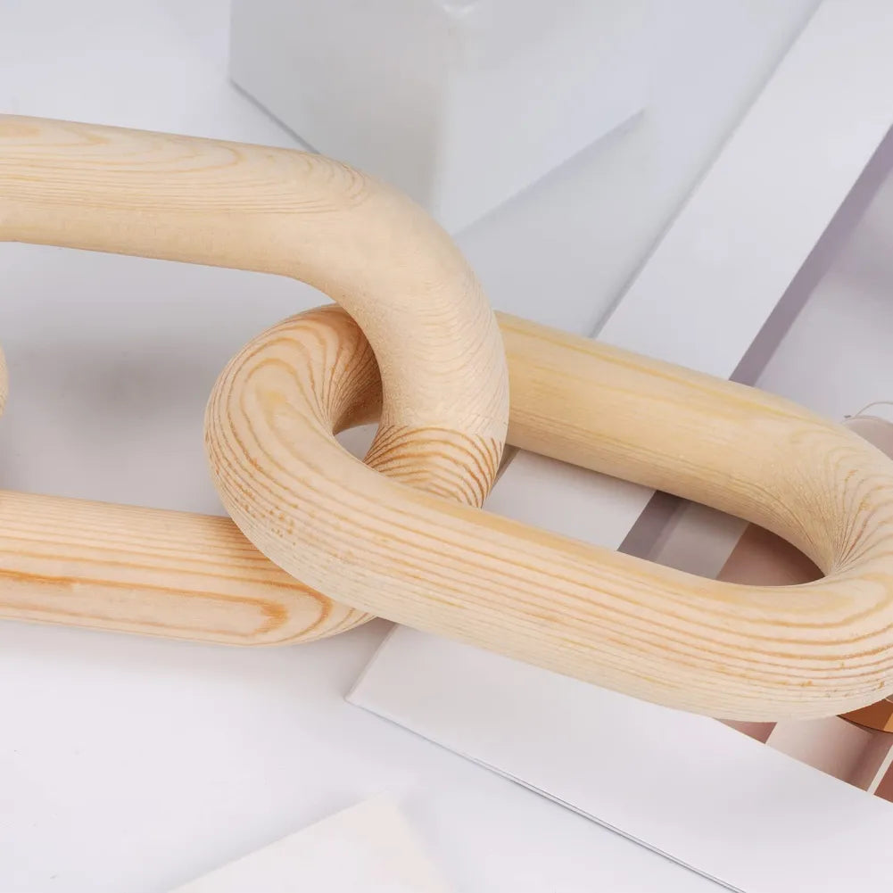 Rustic Wooden Chain Link