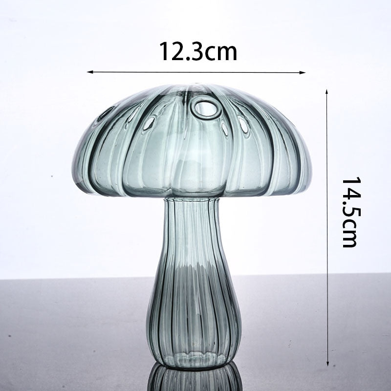 Mushroom Glass Vase