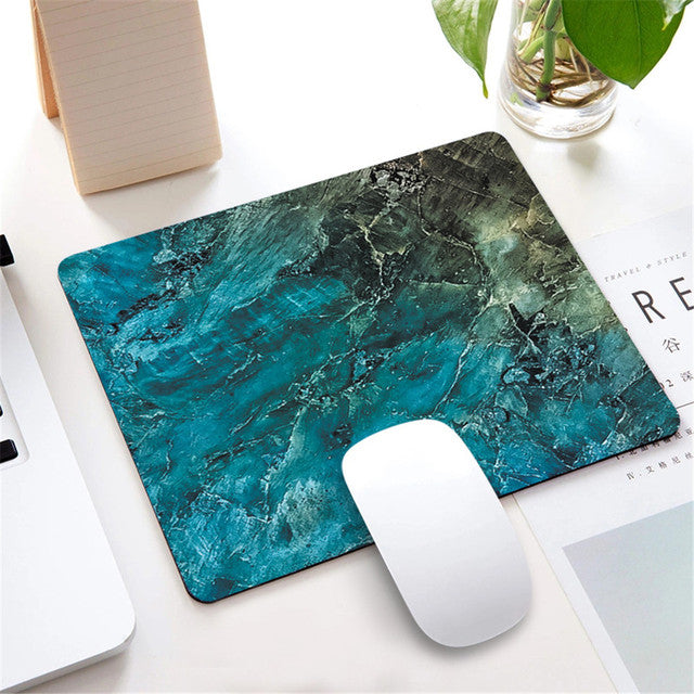 Square Silicone Marble Pattern Mouse Pad