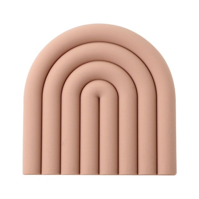 Rainbow Silicone Table Mat Coaster