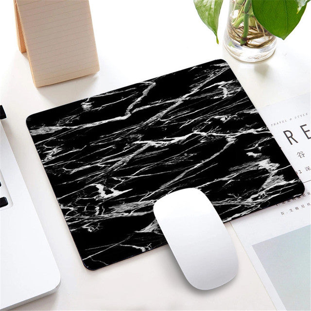 Square Silicone Marble Pattern Mouse Pad