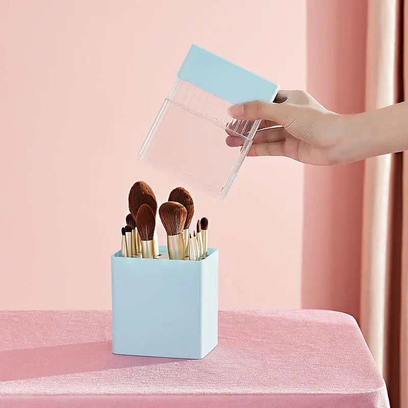 Dustproof Cosmetic Brush Storage Box