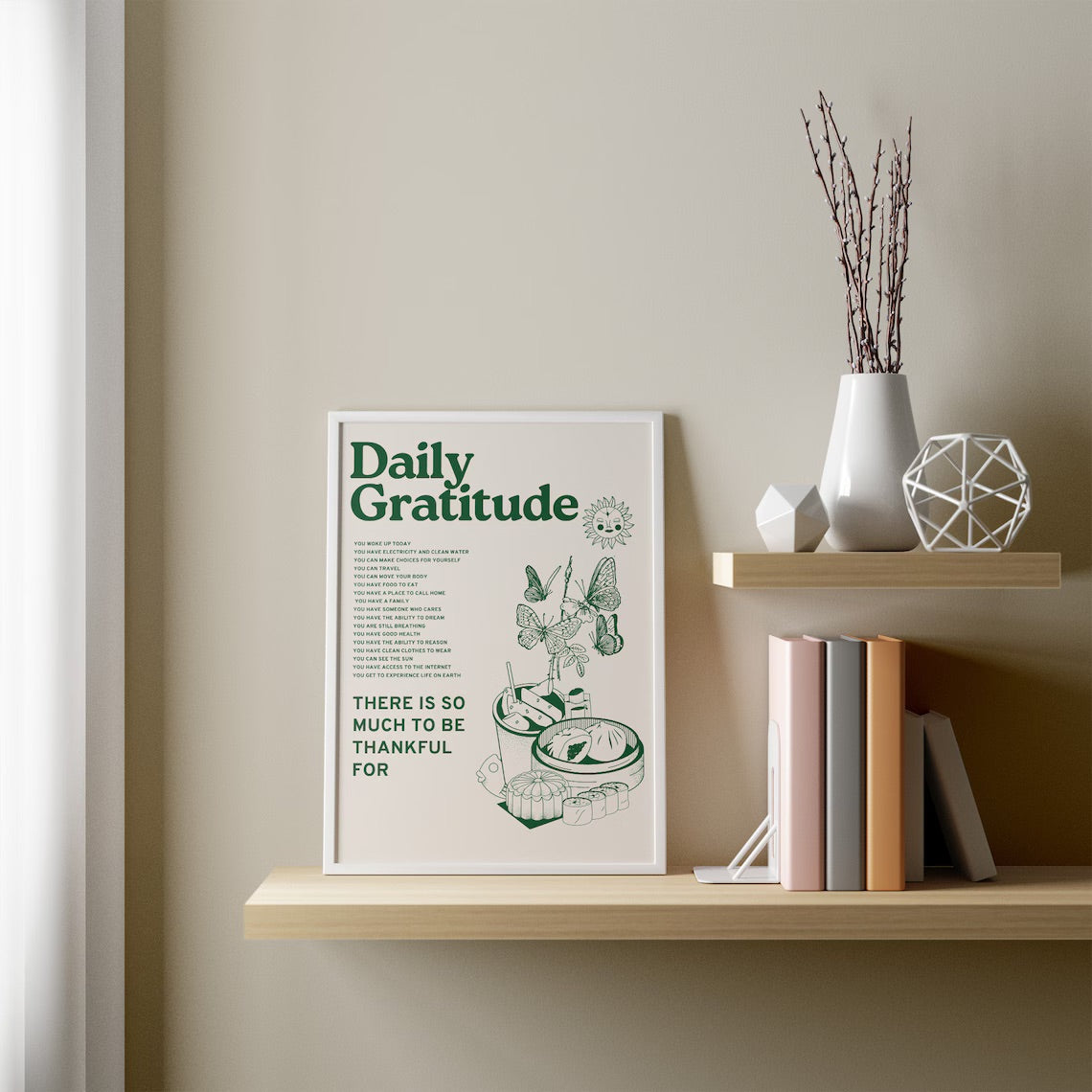 Green Retro Poster