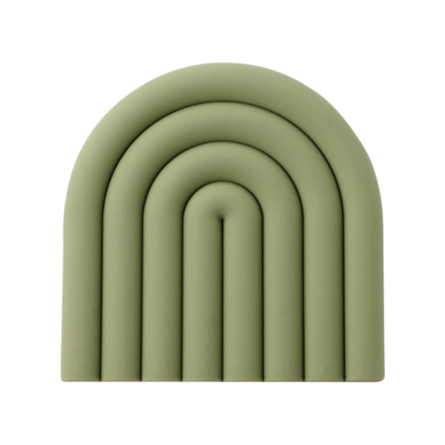 Rainbow Silicone Table Mat Coaster