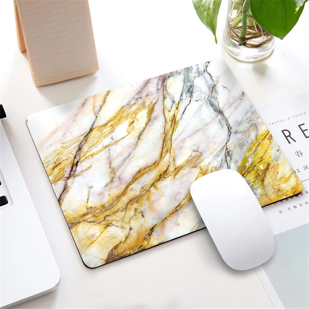 Square Silicone Marble Pattern Mouse Pad