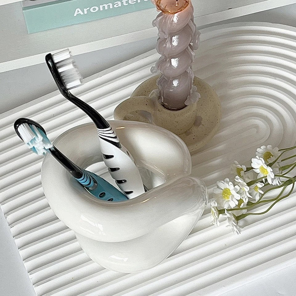 Ceramic Brush Holder