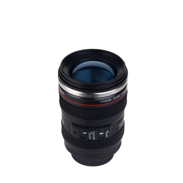 Stainless Steel Camera Lens Coffee Mug