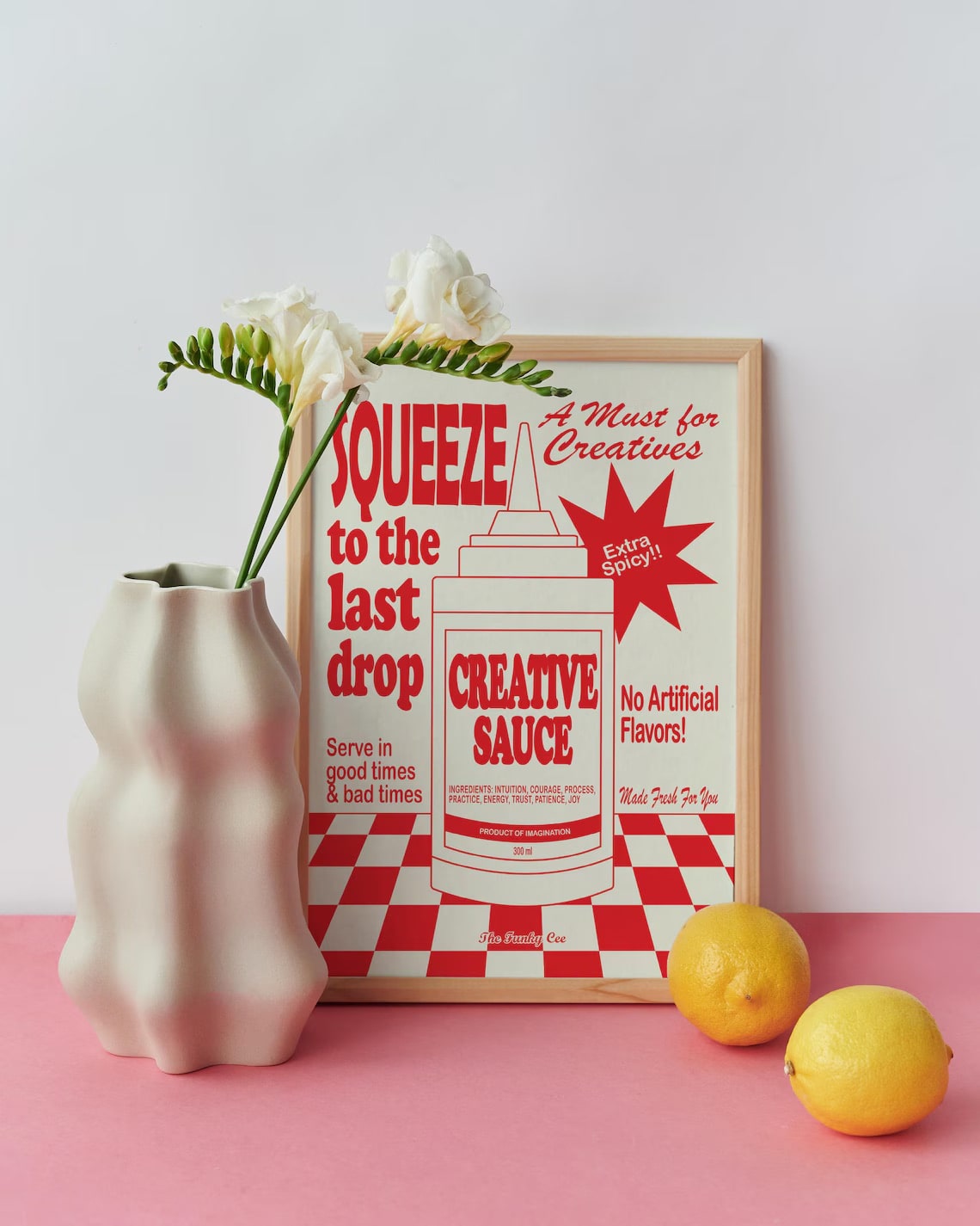 Creative Sauce Wall Print