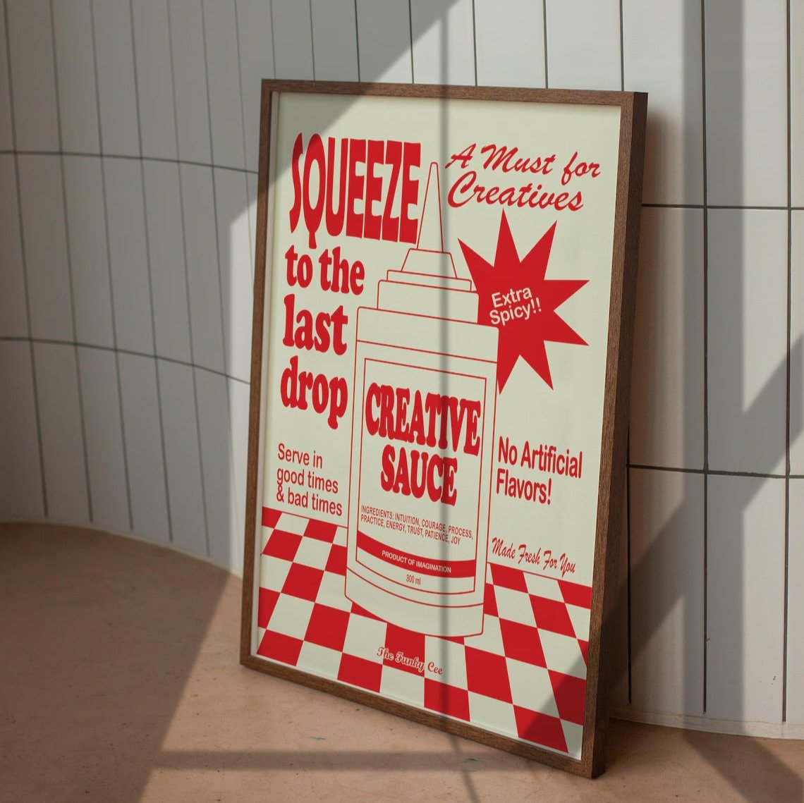 Creative Sauce Wall Print