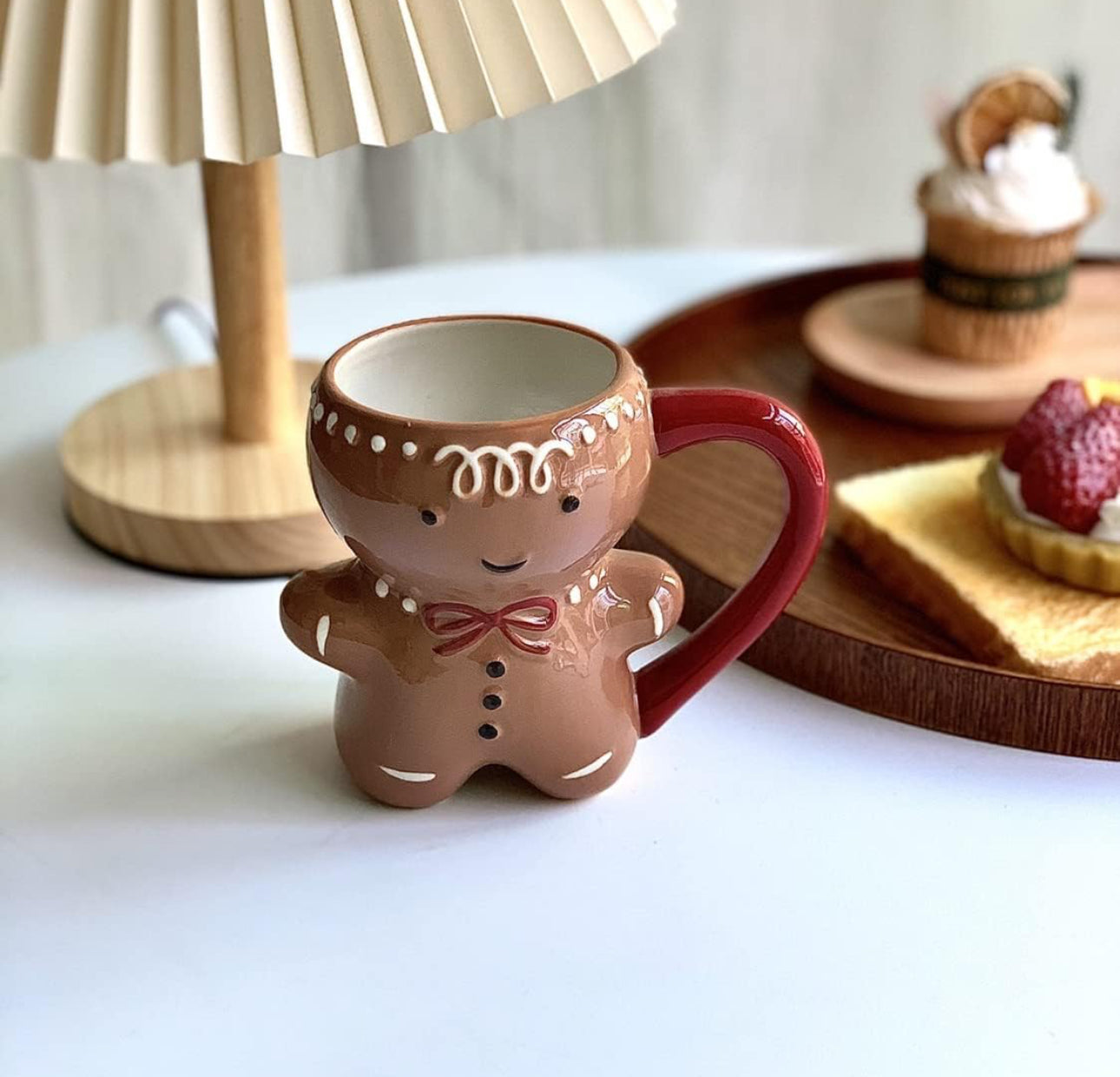 300ml Ceramic Gingerbread Man Mug