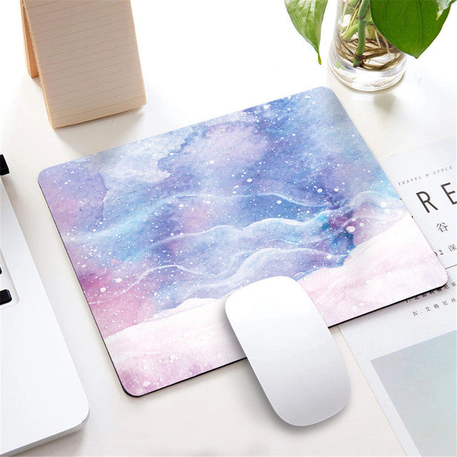 Square Silicone Marble Pattern Mouse Pad