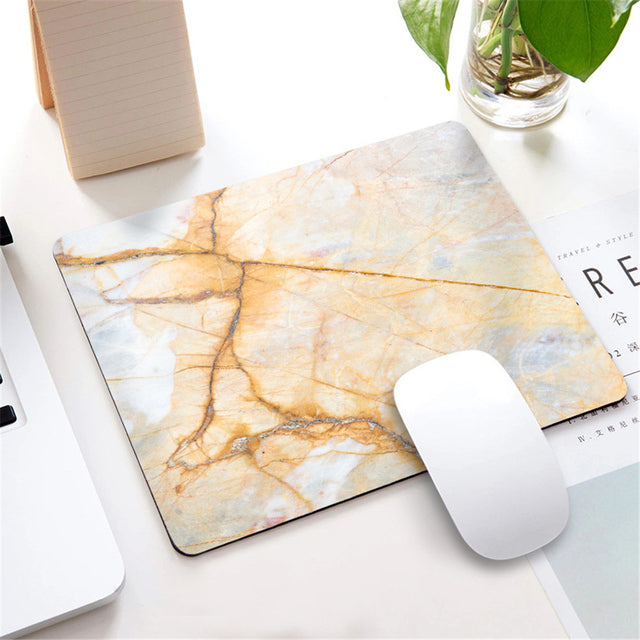 Square Silicone Marble Pattern Mouse Pad