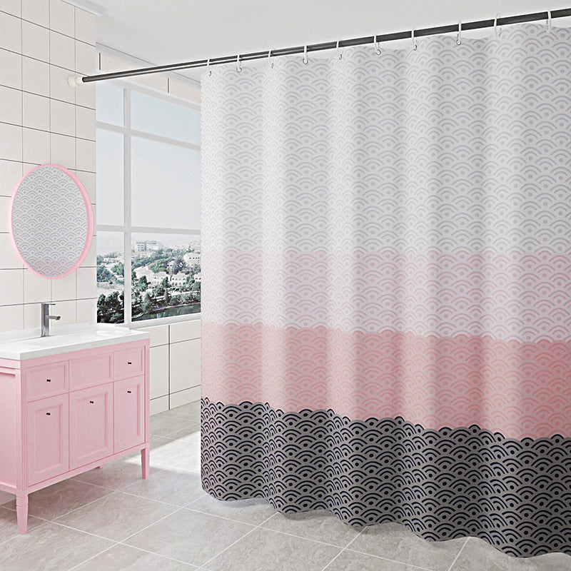 Waterproof Nordic Shower Curtain