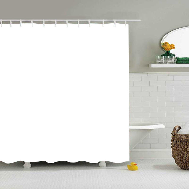 Waterproof Vintage Flower Shower Curtain