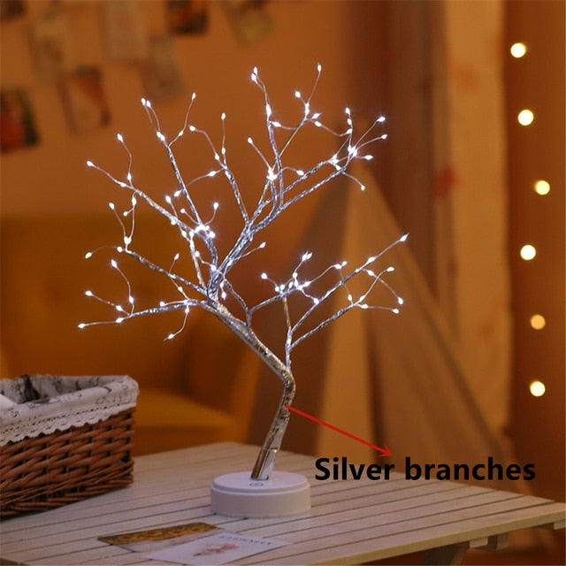 Led Night Lights Mini Tree Table Lamp