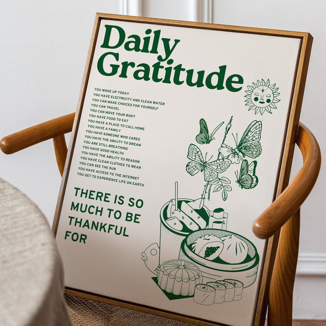 Green Retro Poster