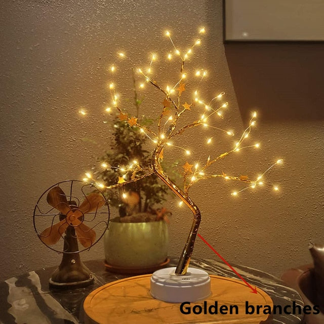 Led Night Lights Mini Tree Table Lamp
