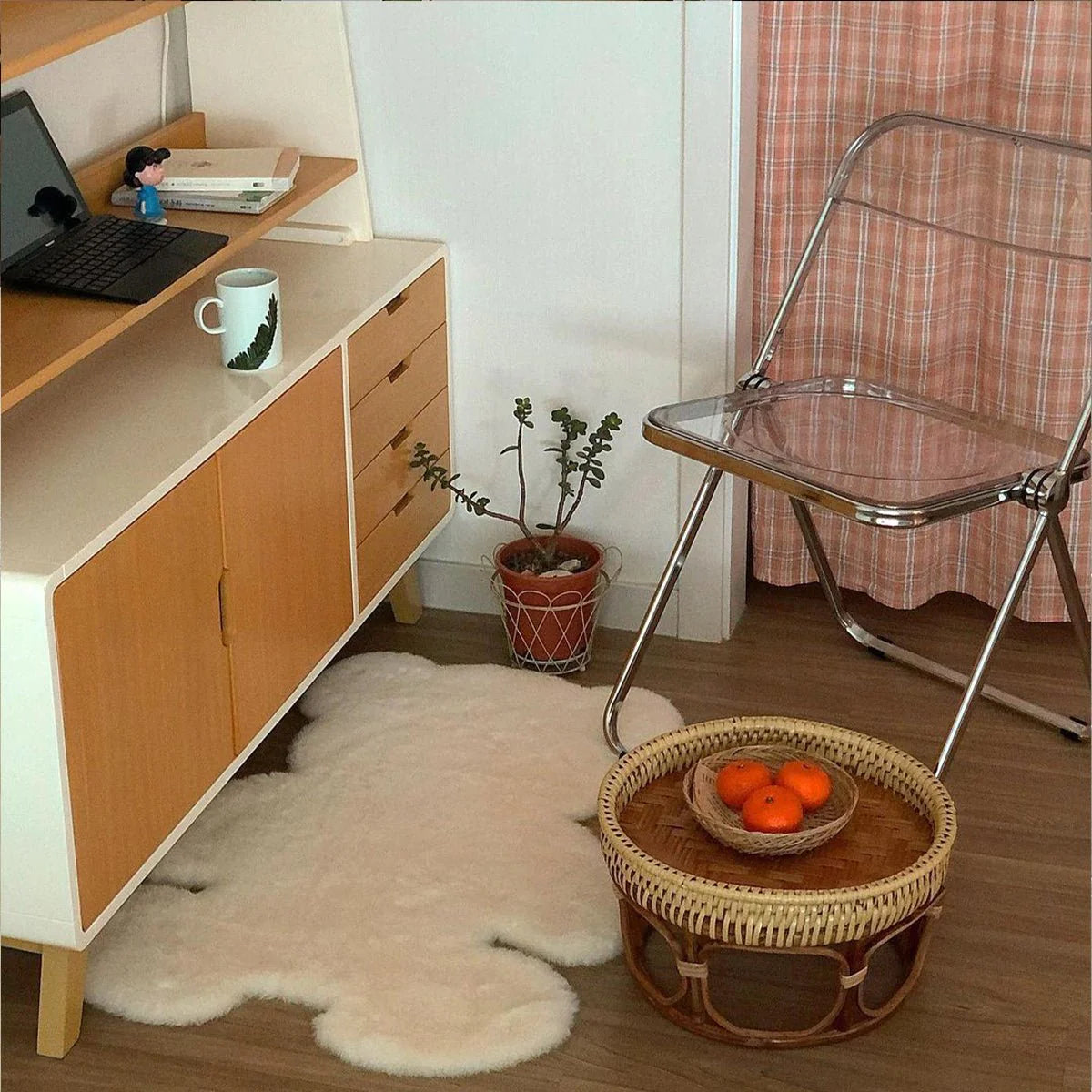 Fluffy Bear Rug Mat
