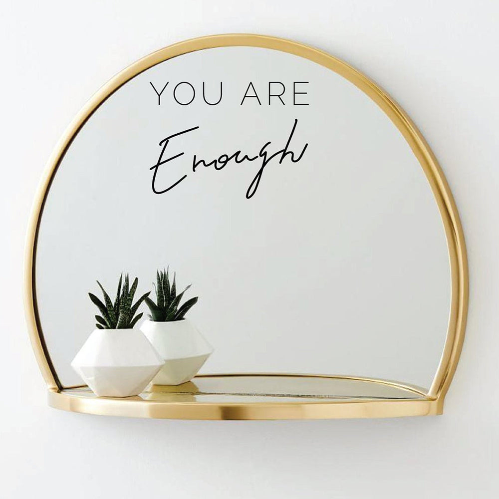 Mirror Bathroom Decor Decal