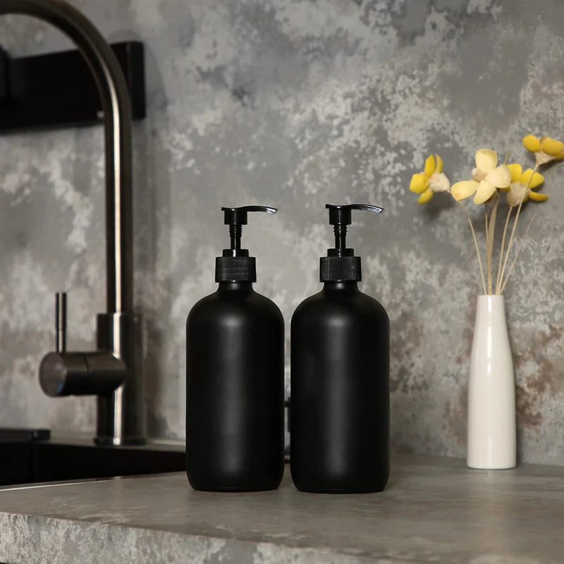 Matte Black 300/500ml Soap Dispenser