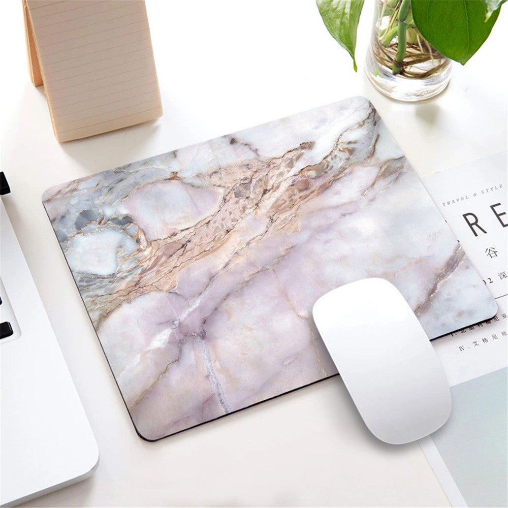 Square Silicone Marble Pattern Mouse Pad