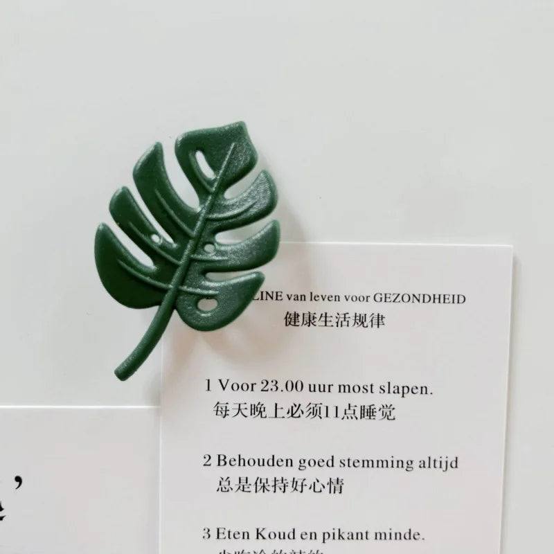 4PCS Leaf Fridge Magnet