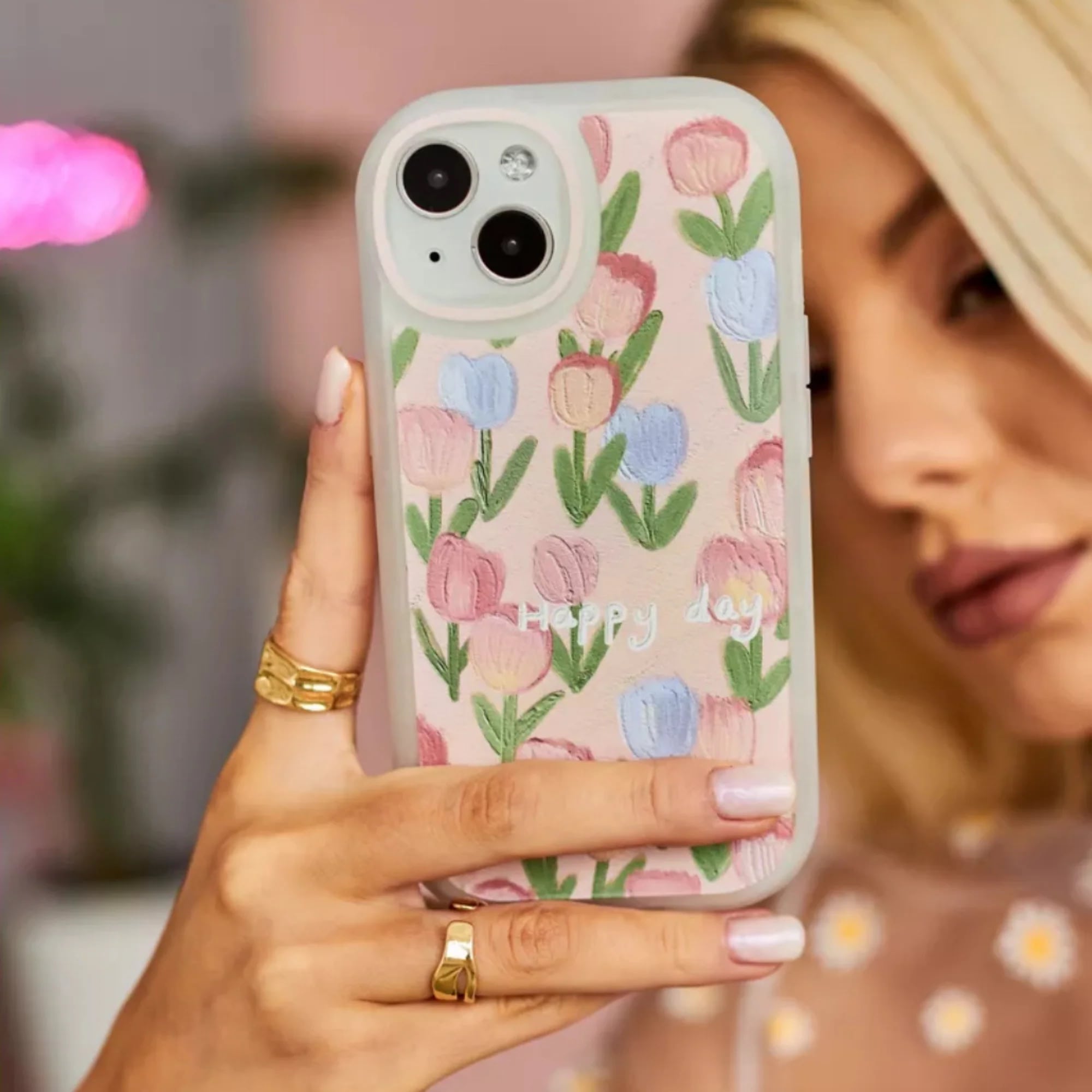 Pink Flowers Case