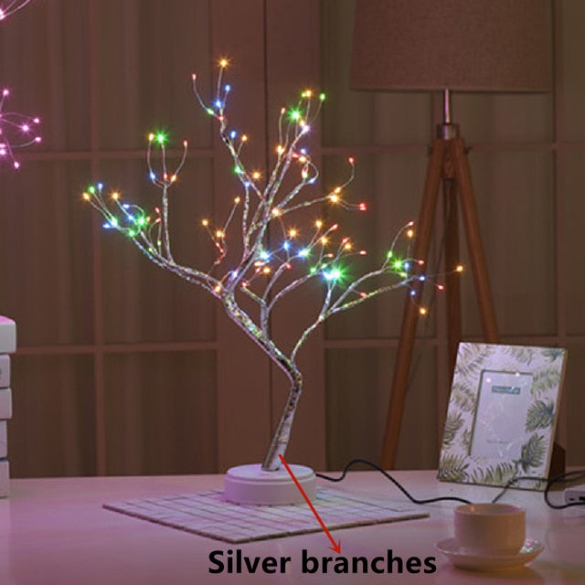 Led Night Lights Mini Tree Table Lamp