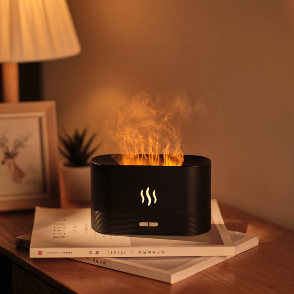 USB LED Flame Simulation Humidifier