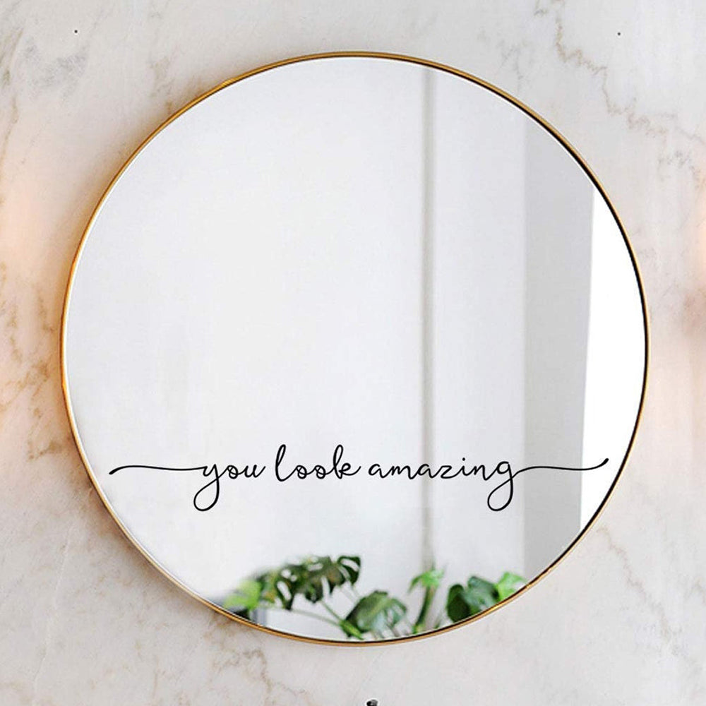 Mirror Bathroom Decor Decal