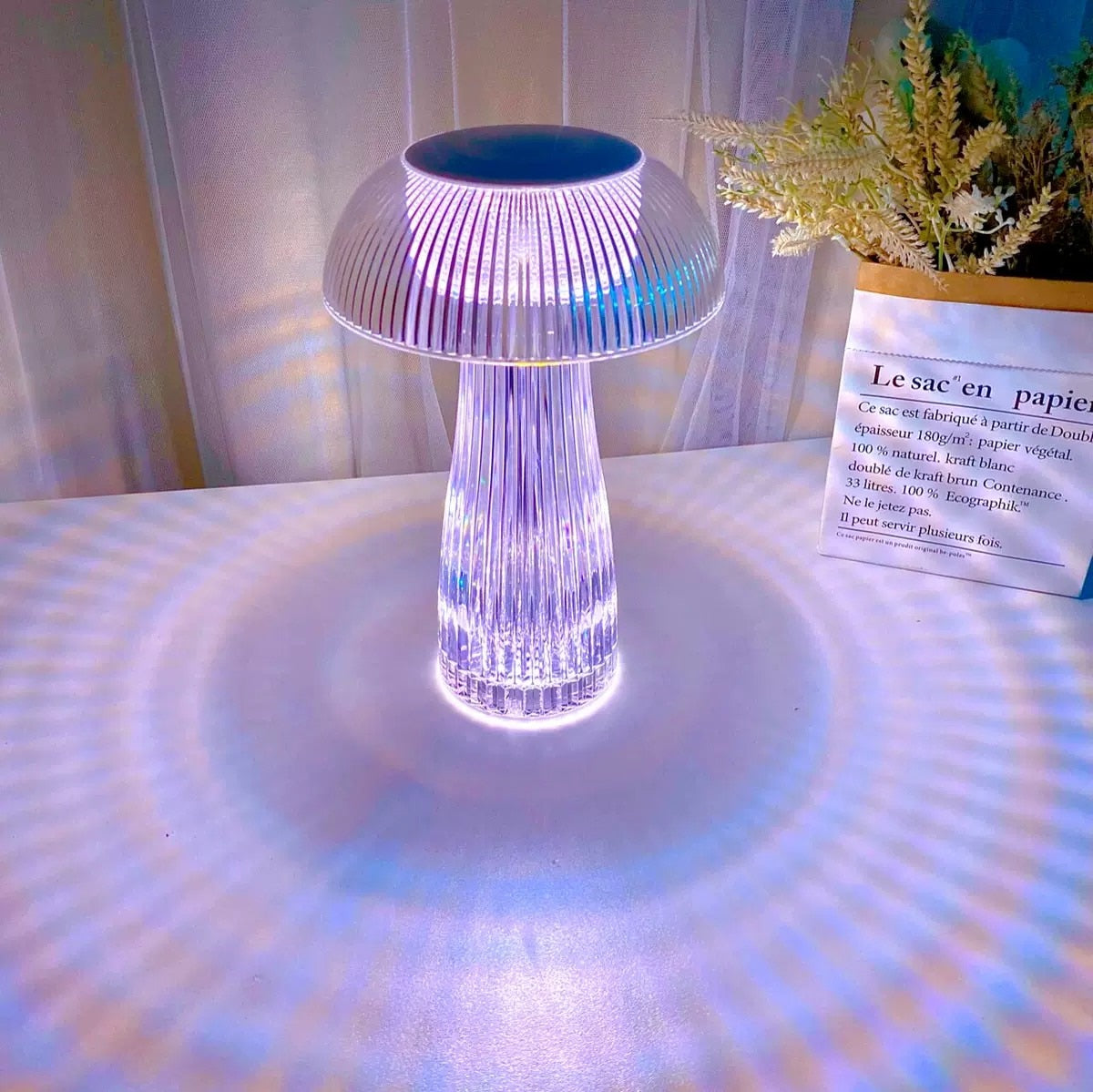 MultiColor Mushroom Shaped Table Lamp