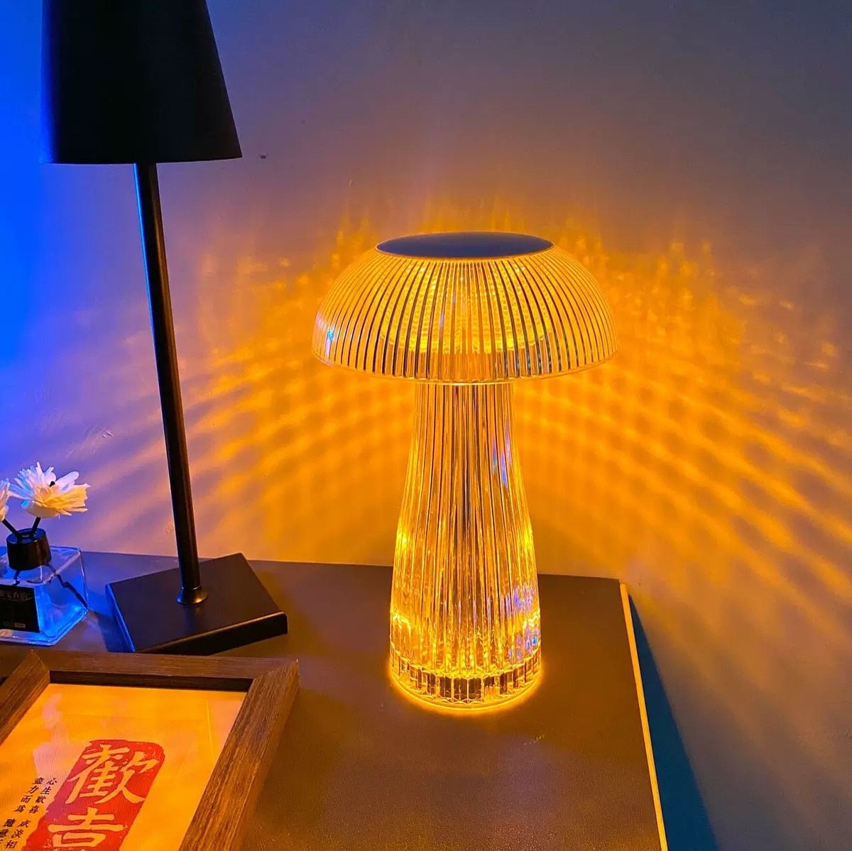 MultiColor Mushroom Shaped Table Lamp