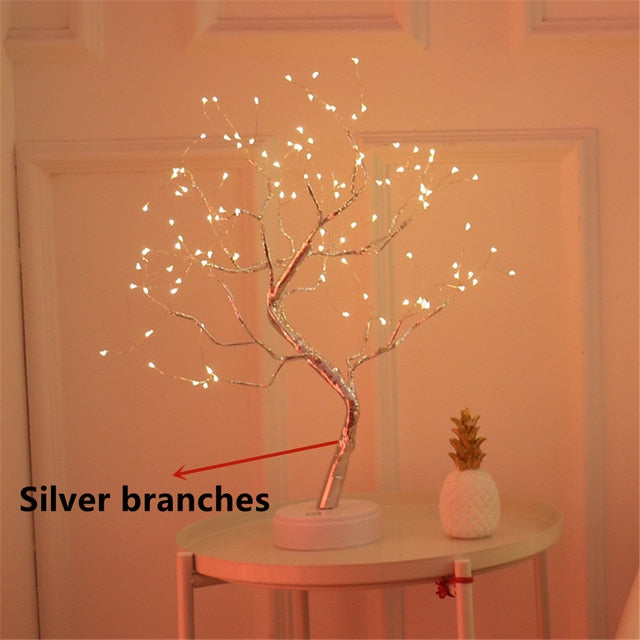 Led Night Lights Mini Tree Table Lamp