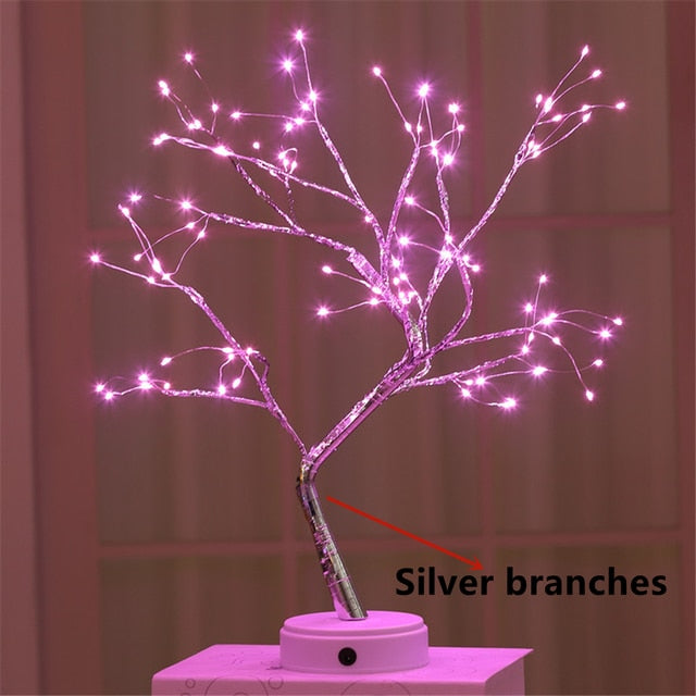 Led Night Lights Mini Tree Table Lamp