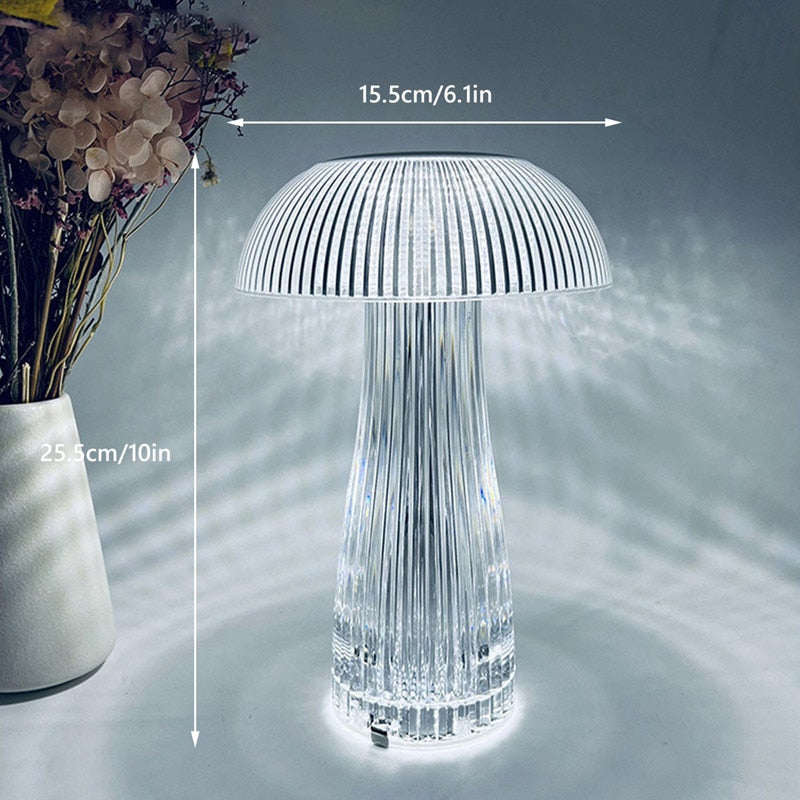MultiColor Mushroom Shaped Table Lamp