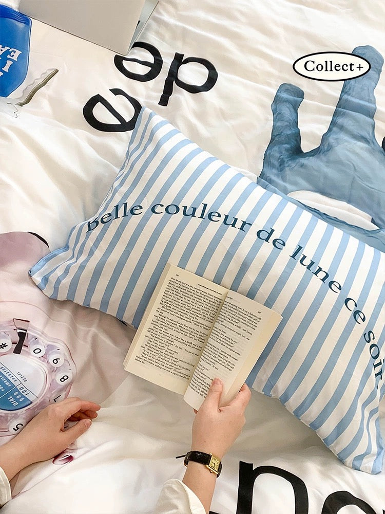 Blue Rabbit Bedding Set
