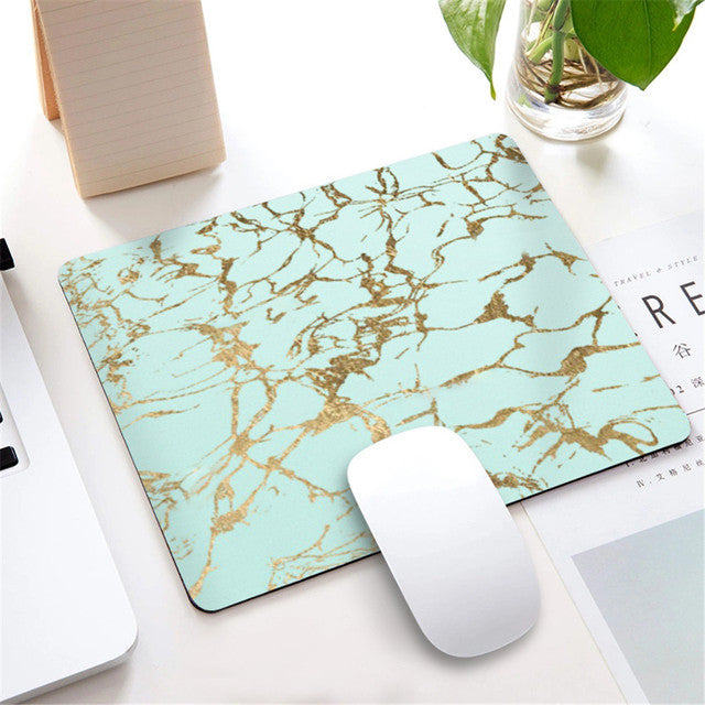Square Silicone Marble Pattern Mouse Pad