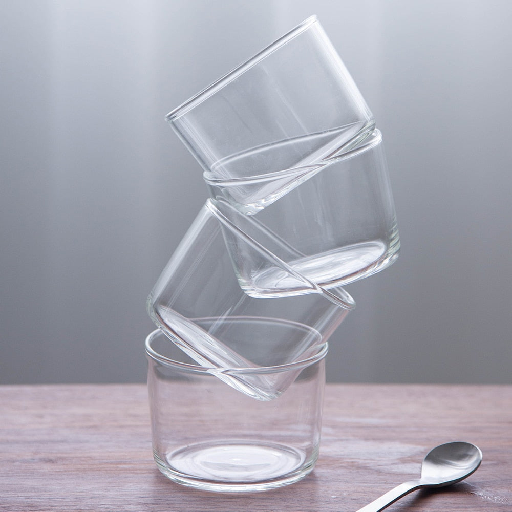 250ml Transparent Glass Dessert Cup