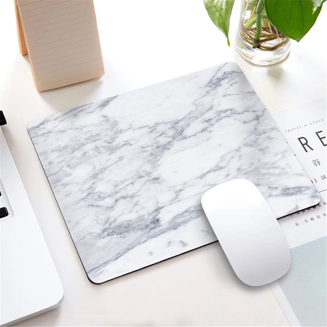 Square Silicone Marble Pattern Mouse Pad