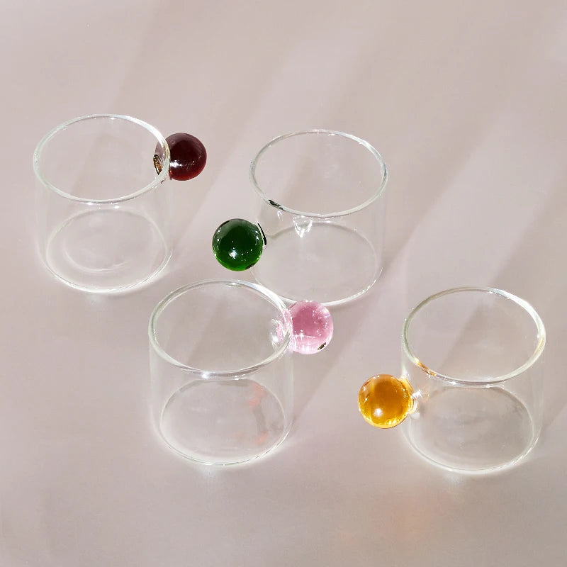2PC Set Glass Espresso Cups