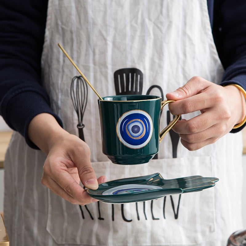 Blue Eye Luxury Coffee Set
