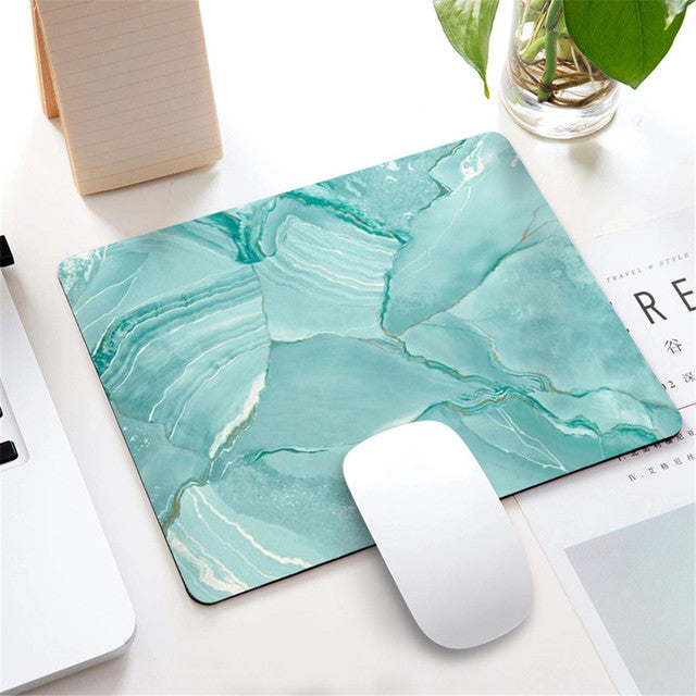 Square Silicone Marble Pattern Mouse Pad