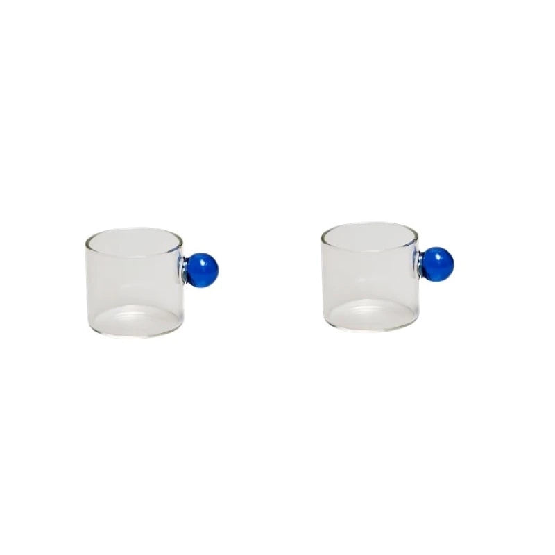 2PC Set Glass Espresso Cups