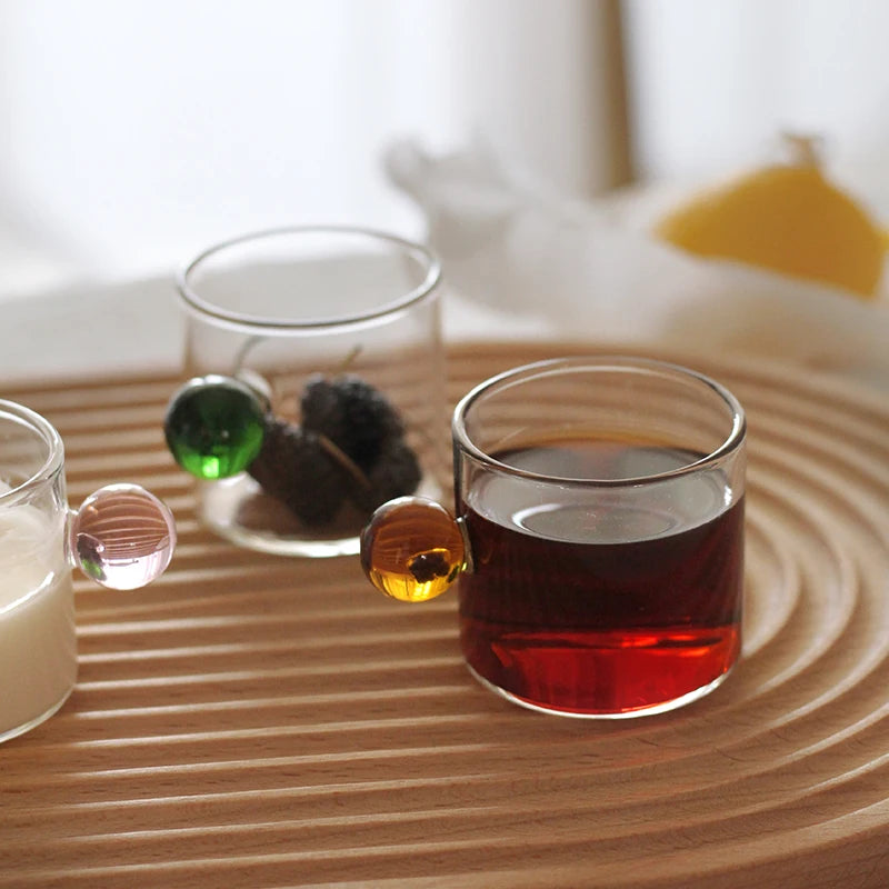 2PC Set Glass Espresso Cups