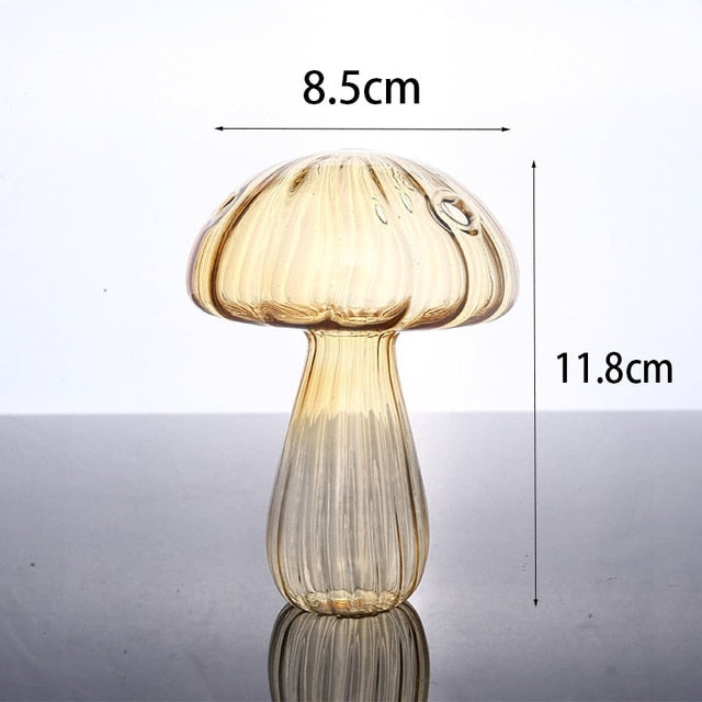 Mushroom Glass Vase