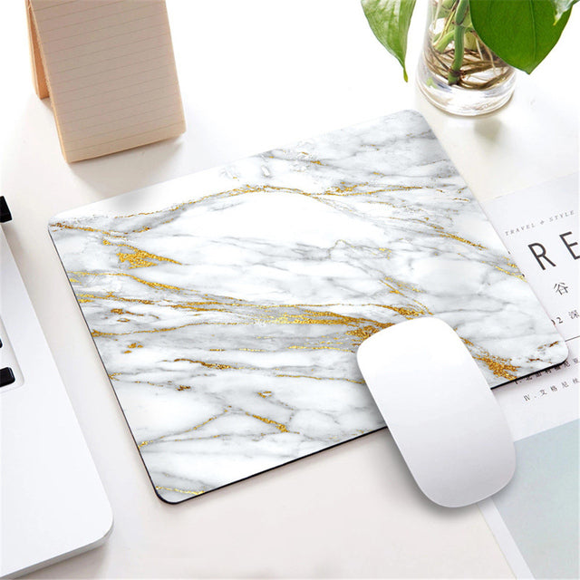 Square Silicone Marble Pattern Mouse Pad