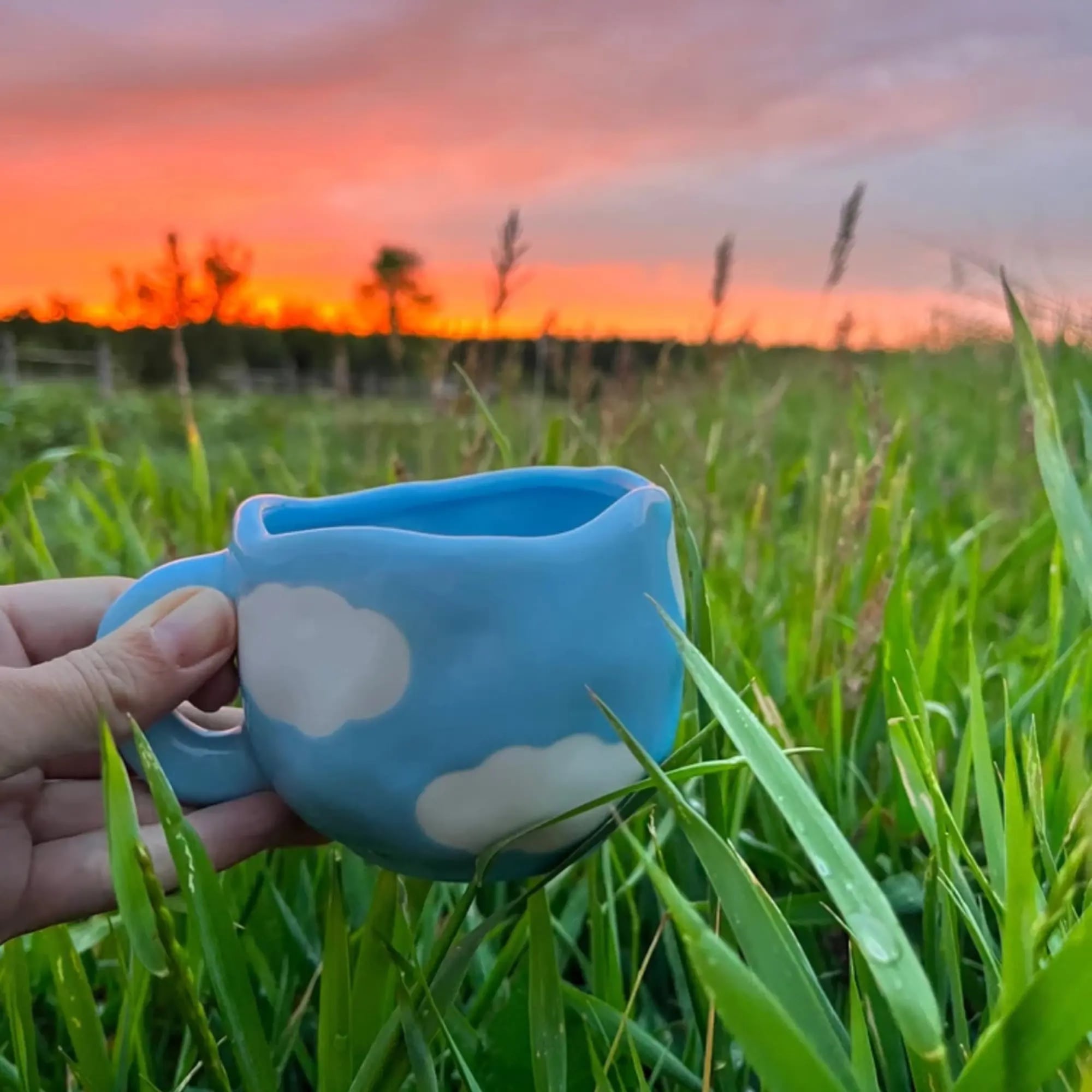 Blue Cloud Mug