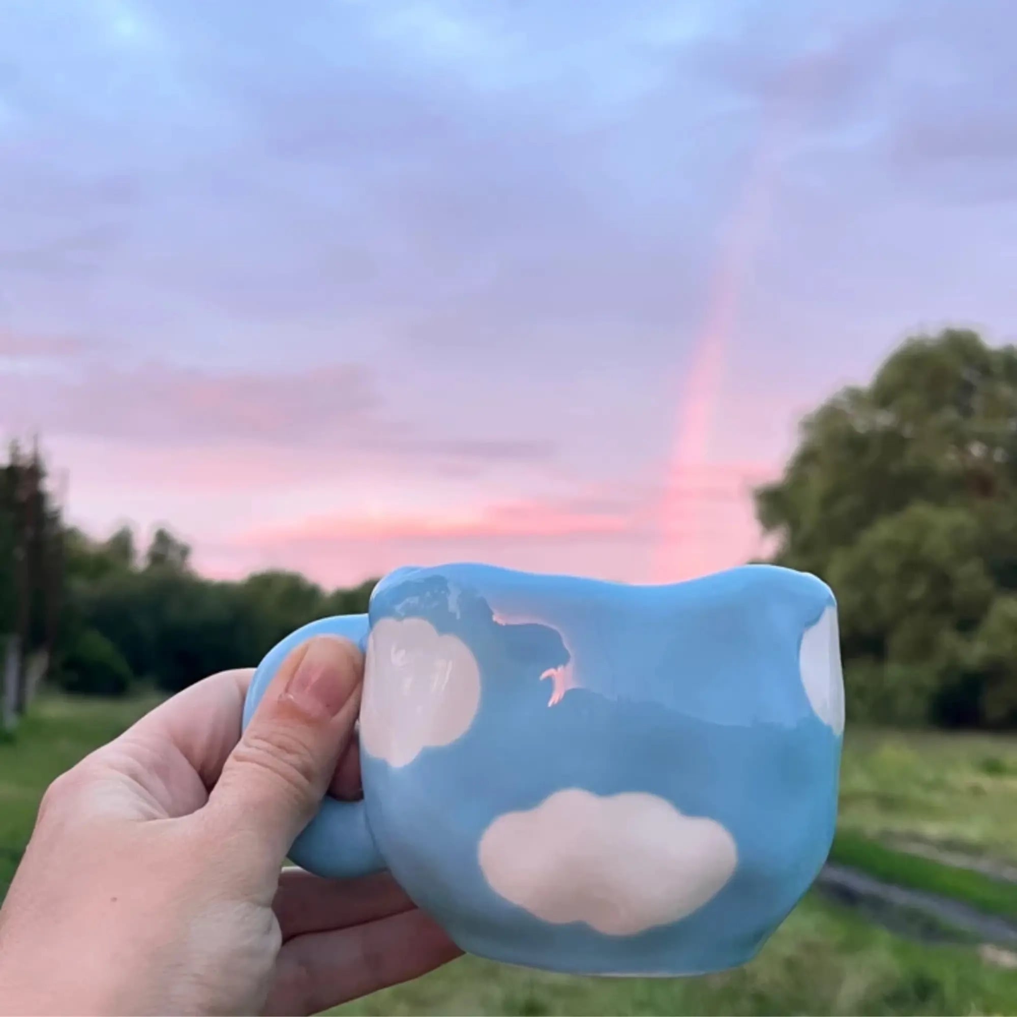 Blue Cloud Mug